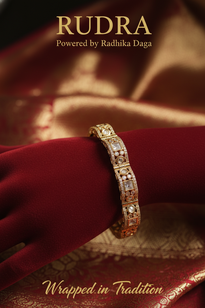 Wrapped in Tradition Kundan Bracelet