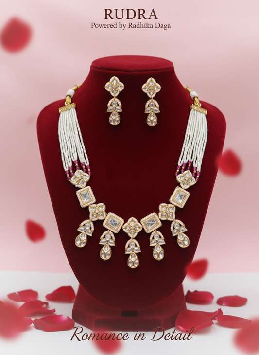 Romance in Detail Kundan Necklace Set