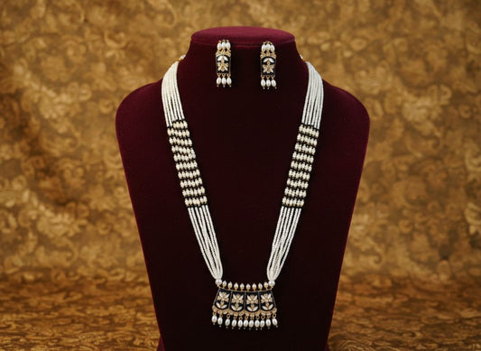 Meenakari long pendal